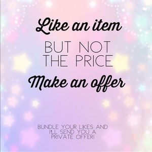 Make me a fair offer 😉